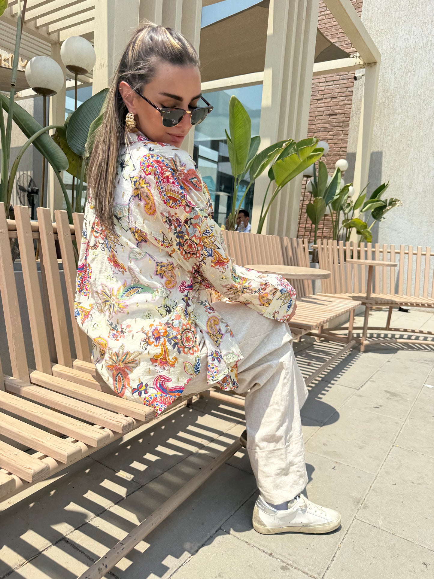 Indiago shirt in beige