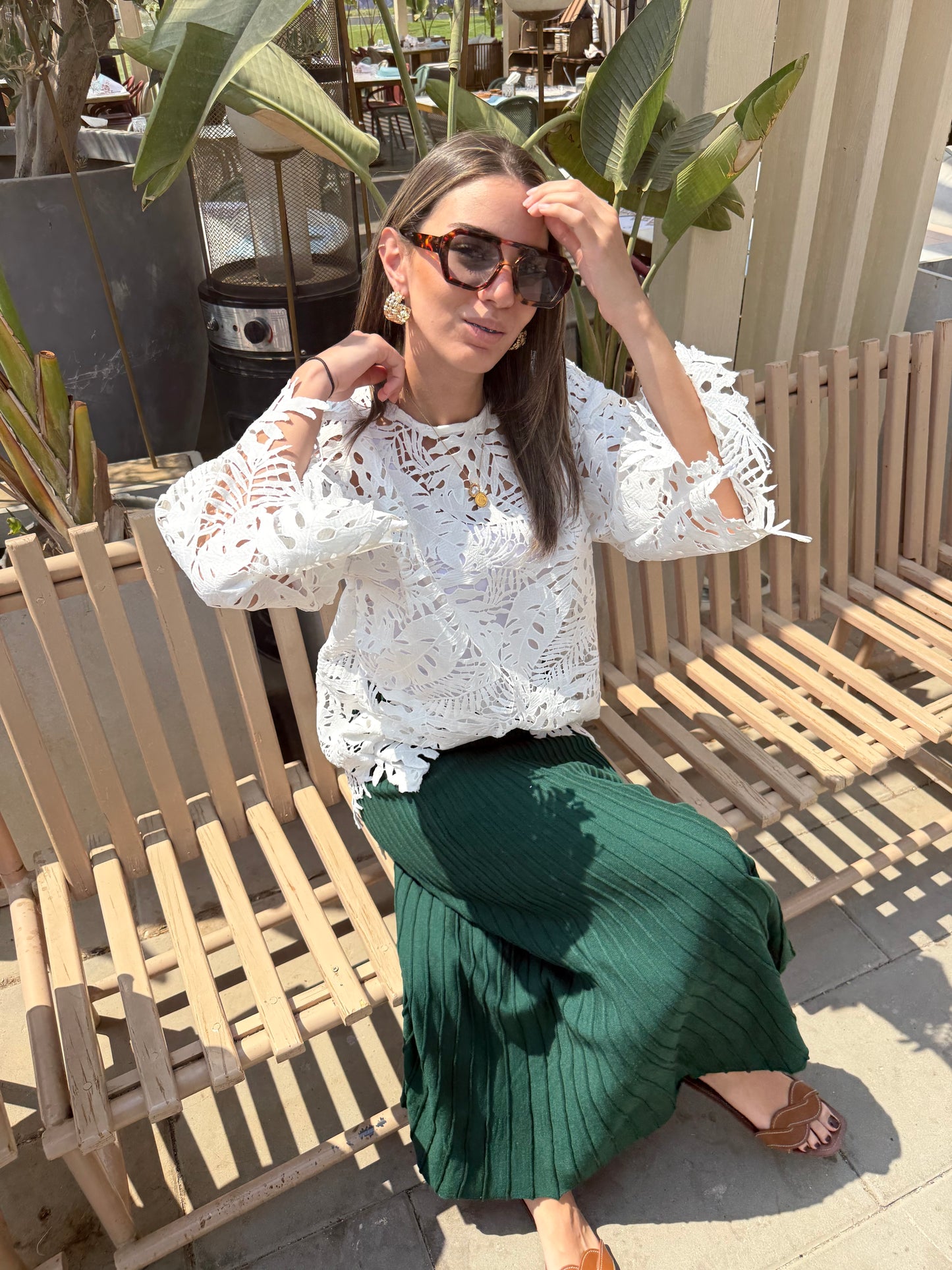 Knitted skirt