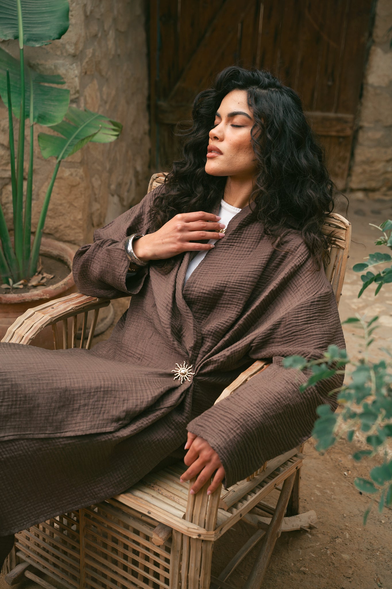 The Sunlight Set in brown