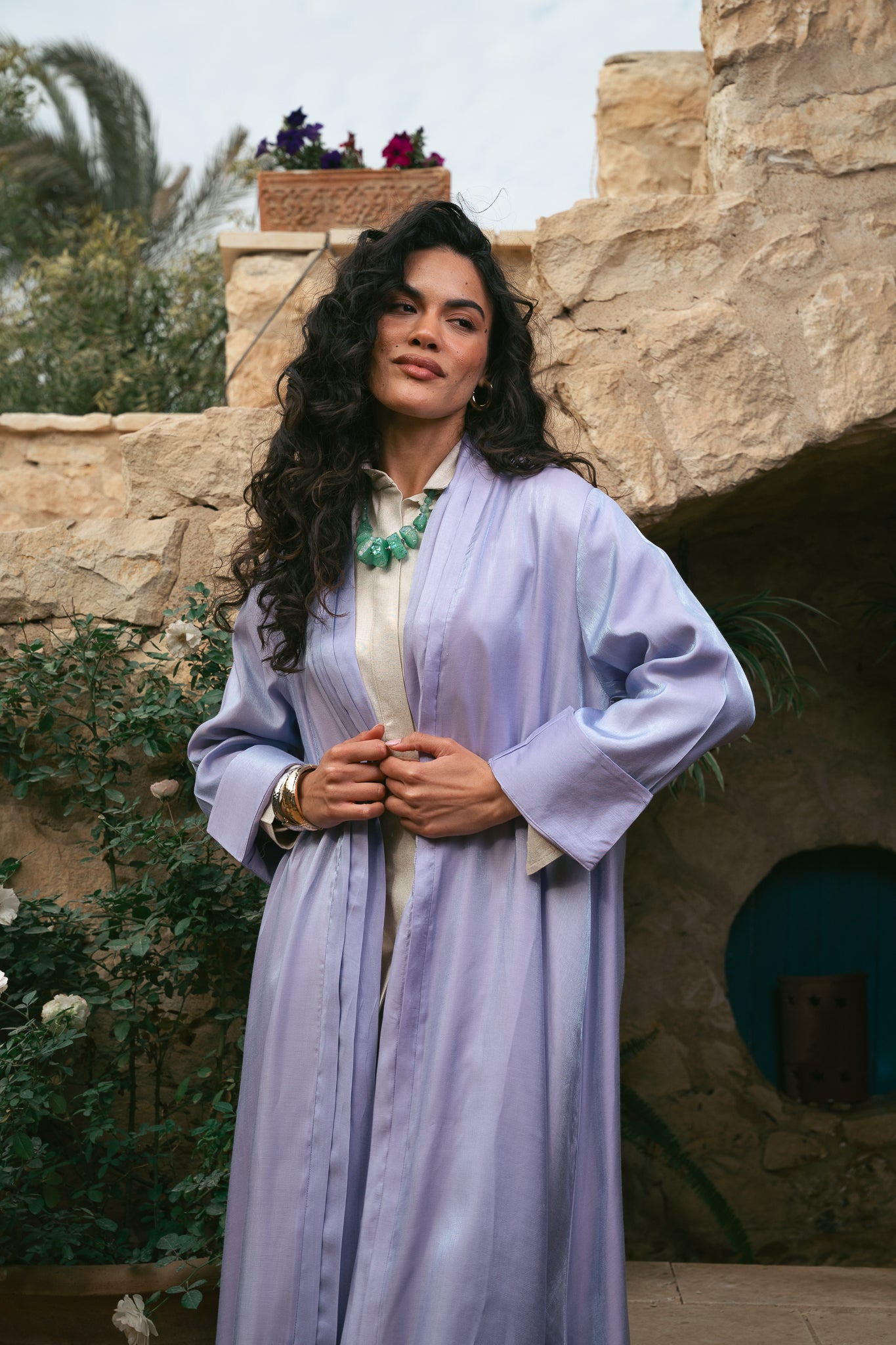 Grace Cardigan in lilac