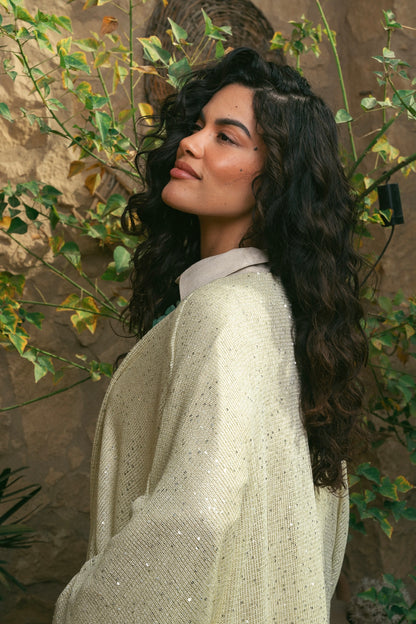 Sequence butter yellow cardigan