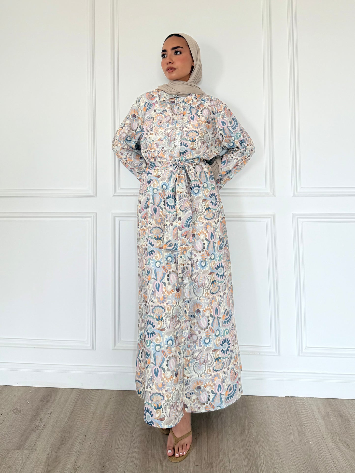 Soléa dress -floral pattern