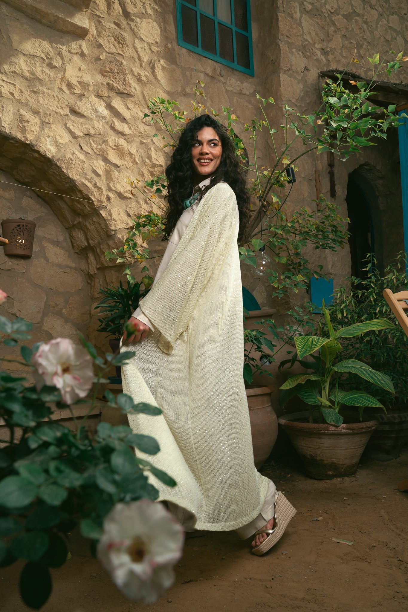 Sequence butter yellow cardigan