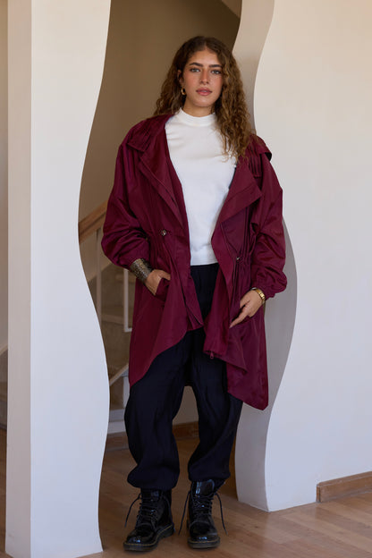 Waterproof Jacket Burgundy