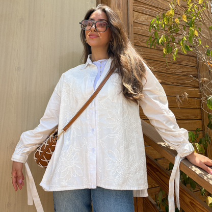 White Embroidery shirt