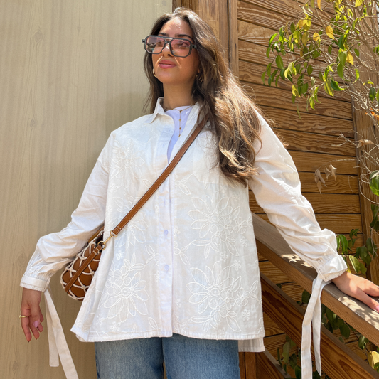 White Embroidery shirt