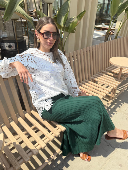 Knitted skirt