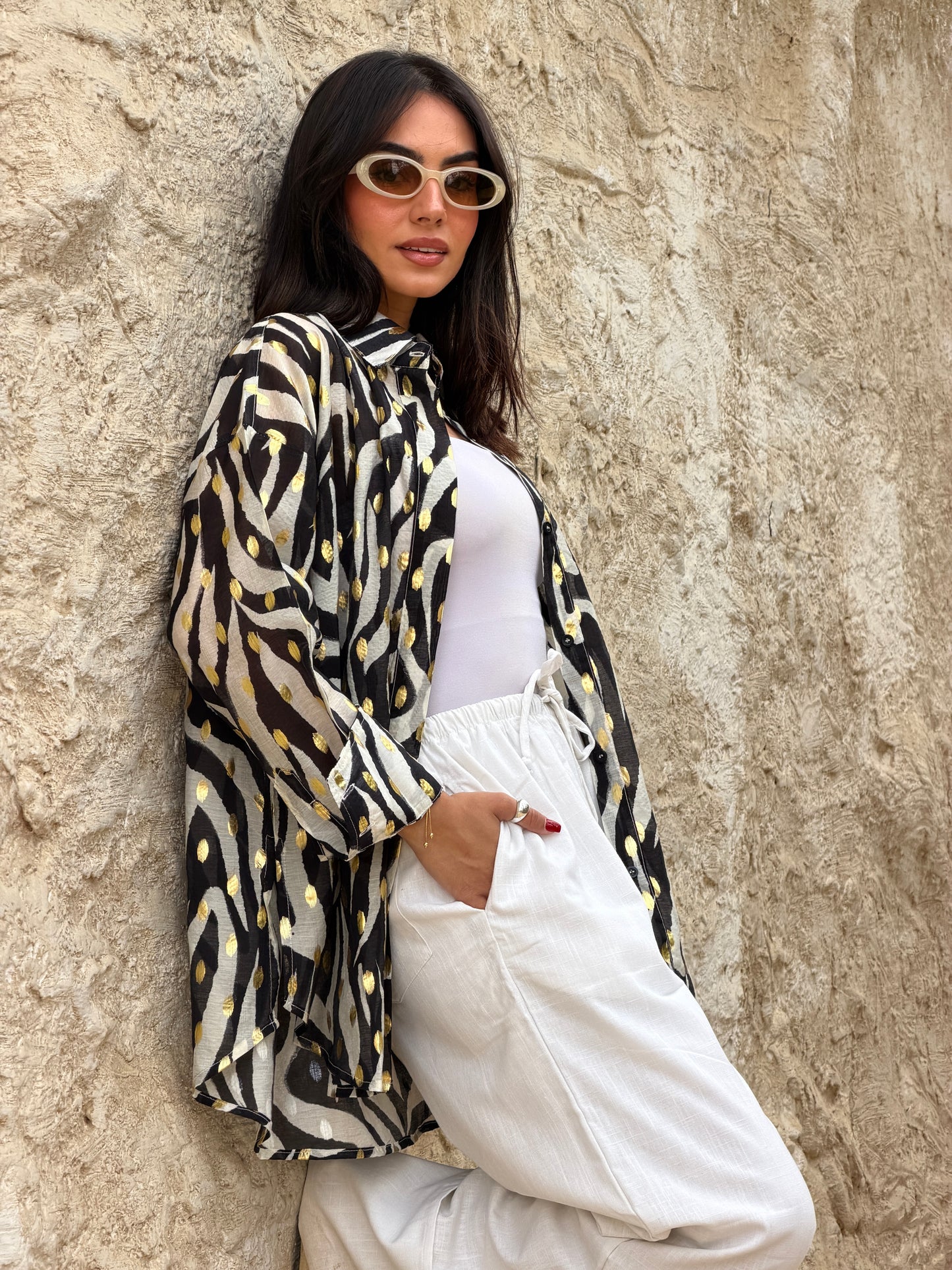 Indie zebra shirt