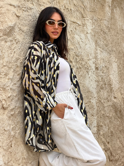 Indie zebra shirt