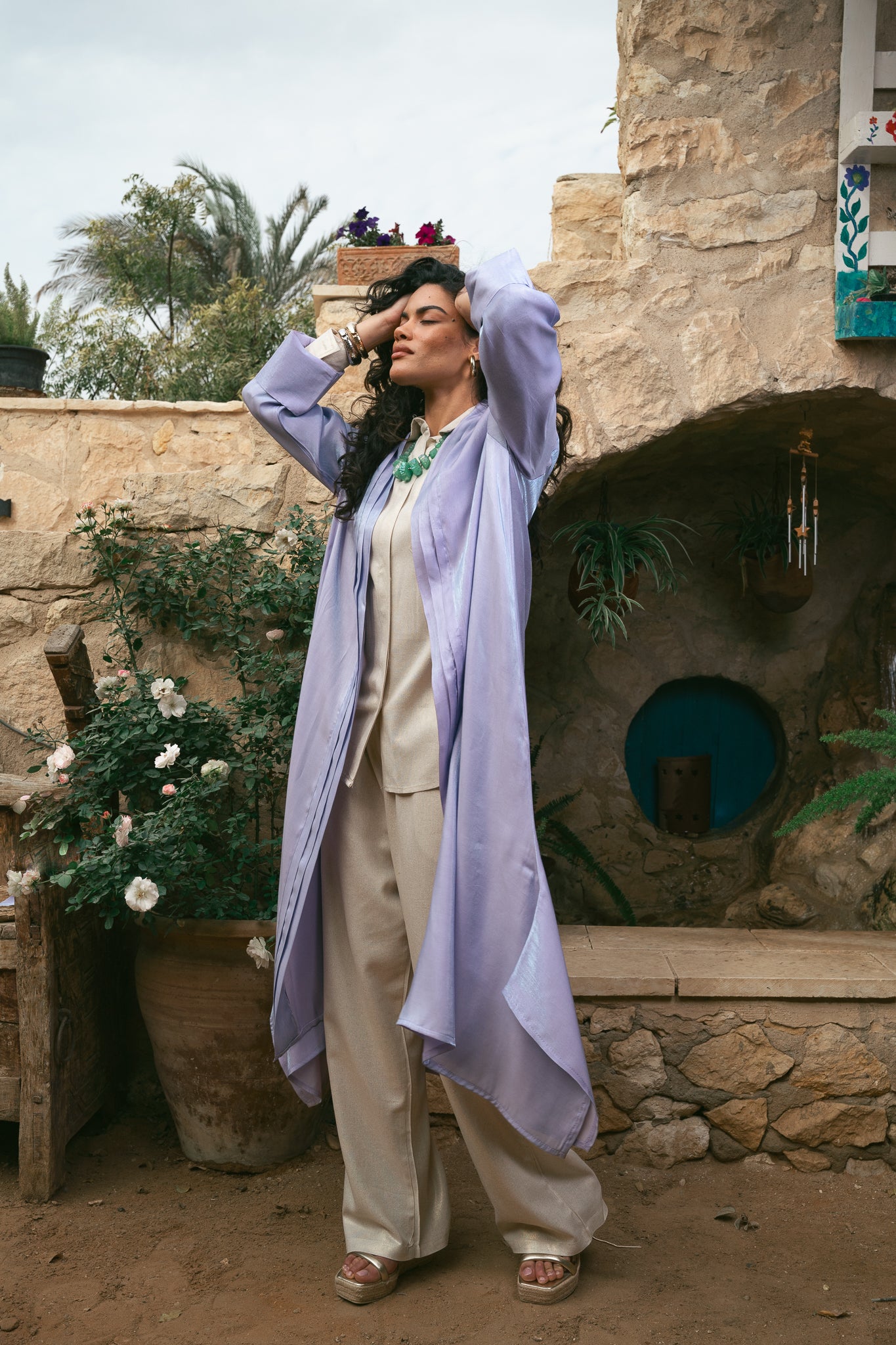 Grace Cardigan in lilac