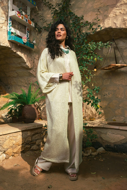 Sequence butter yellow cardigan