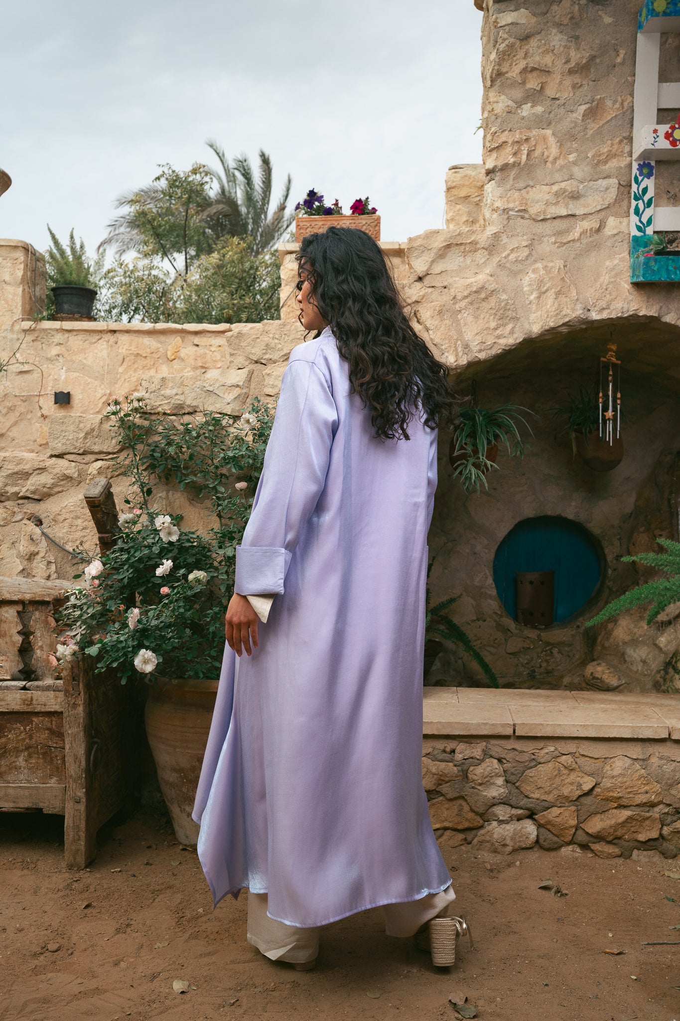 Grace Cardigan in lilac